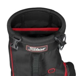 Titleist Carry Bag -Elite Golf Shop titleist 2023 carry bag black black red top itempicture