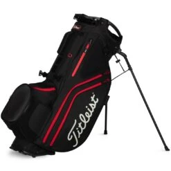 Titleist Hybrid 14 Stand Bag -Elite Golf Shop titleist 2023 hybrid 14 stand bag black black red itempicture