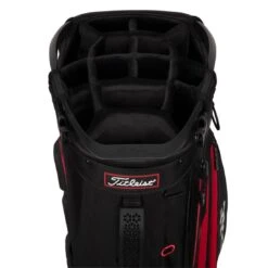 Titleist Hybrid 14 Stand Bag -Elite Golf Shop titleist 2023 hybrid 14 stand bag black black red top itempicture