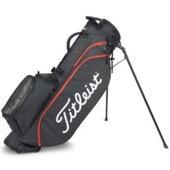 Titleist Players 4 Stand Bag -Elite Golf Shop titleist 2023 players 4 stand bag black black red itempciture