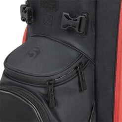 Titleist Players 5 Stand Bag -Elite Golf Shop titleist 2023 players 5 stand bag black black red detail1 itempicture