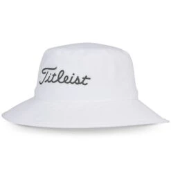 Titleist Players StaDry Bucket Hat -Elite Golf Shop titleist 2023 players stadry bucket hat white charcoal itempicture