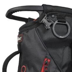 Titleist Premium Carry Bag -Elite Golf Shop titleist 2023 premium carry bag black black red detail1 itempicture