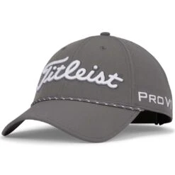 Titleist Tour Breezer Hat -Elite Golf Shop titleist 2023 tour breezer hat charcoal white itempicture