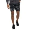 TravisMathew Leader Board Active Shorts -Elite Golf Shop travismathew leader board active shorts black front itempicture