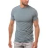 TravisMathew Scenic Vista Active Tee 2 TravisMathew Scenic Vista Active Tee -Elite Golf Shop travismathew scenic vista active tee heather copen blue front itempicture