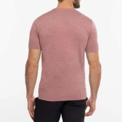 TravisMathew Scenic Vista Active Tee -Elite Golf Shop travismathew scenic vista active tee heather roan rogue back itempicture