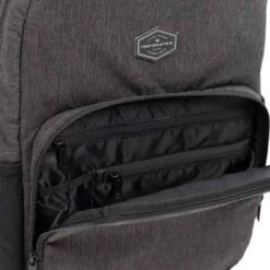 TravisMathew Steadypack Backpack -Elite Golf Shop travismathew steadypack backpack black detail itempicture