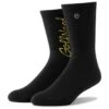 TravisMathew Time Capsule Crew Socks -Elite Golf Shop travismathew time capsule crew socks black itempicture