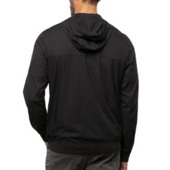 TravisMathew Wanderlust Full Zip Hoodie 24 TravisMathew Wanderlust Full Zip Hoodie -Elite Golf Shop travismathew wanderlust full zip hoodie black back itempicture