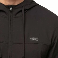 TravisMathew Wanderlust Full Zip Hoodie 23 TravisMathew Wanderlust Full Zip Hoodie -Elite Golf Shop travismathew wanderlust full zip hoodie black logo itempicture