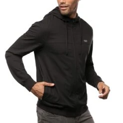 TravisMathew Wanderlust Full Zip Hoodie 25 TravisMathew Wanderlust Full Zip Hoodie -Elite Golf Shop travismathew wanderlust full zip hoodie black side itempicture