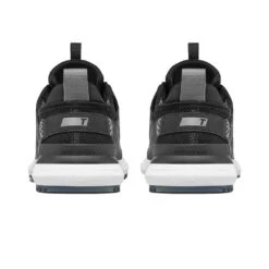 TRUE Linkswear Lux Hybrid Golf Shoes High Vis Black -Elite Golf Shop truelinkswear true lux hybrid golf shoes high vis black heel itempicture