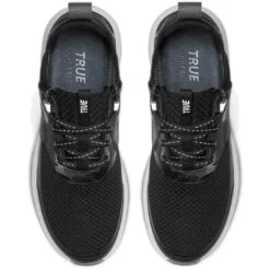 TRUE Linkswear Lux Hybrid Golf Shoes High Vis Black -Elite Golf Shop truelinkswear true lux hybrid golf shoes high vis black top itempicture