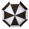 BagBoy Telescopic Wind Vent Umbrella -Elite Golf Shop wind umbrella white black